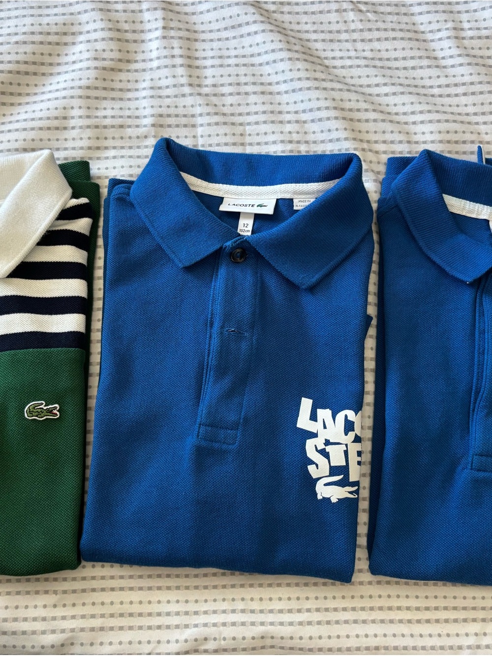 Lacoste Kids Polo lot of 3